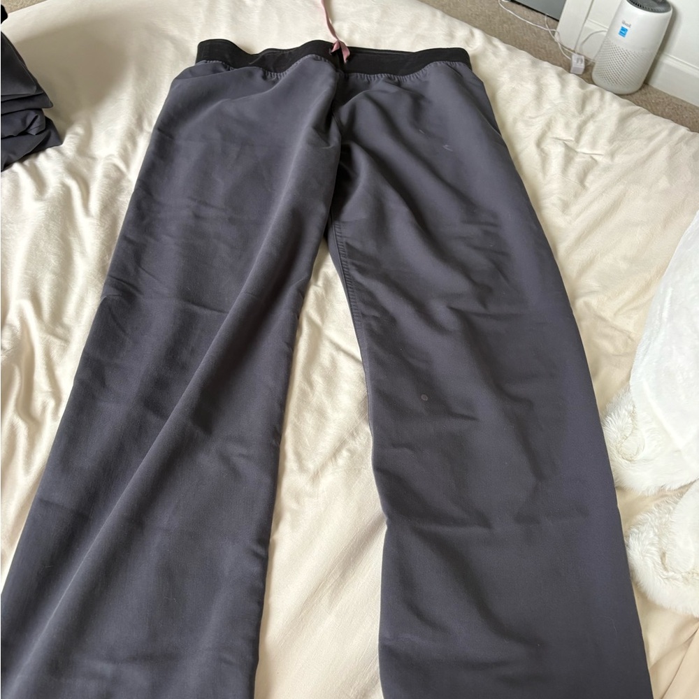 Figs Charcoal kade cargo scrub pant